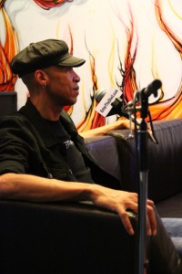 dUg Pinnick stops in to talk about his latest music projects with Turrtle & Max (Photo Credit: Denim Dan)