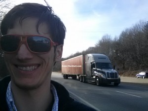 Pictured: Drummer Nick Peterson pulls over his car on the side of the highway to talk to Dj Turrtle on The pLAylist! 