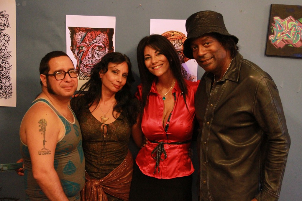 (L-R) Turrtle, Cara Mastrey, Max, Willie Basse {Photo Credit: Denim Dan}